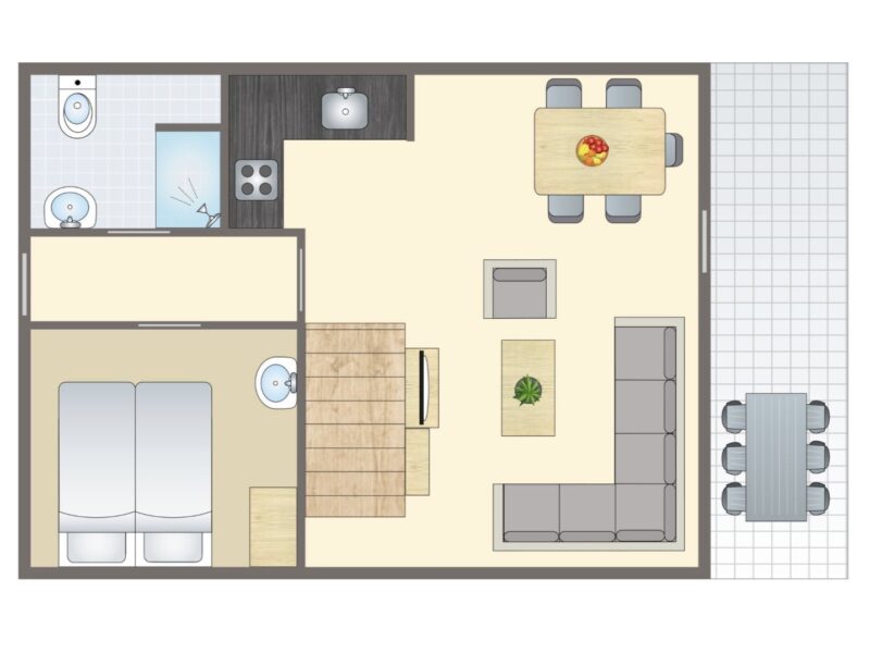 Ferienhäuser Hochwald 6-Personen-Hunde-Ferienhaus 6BD