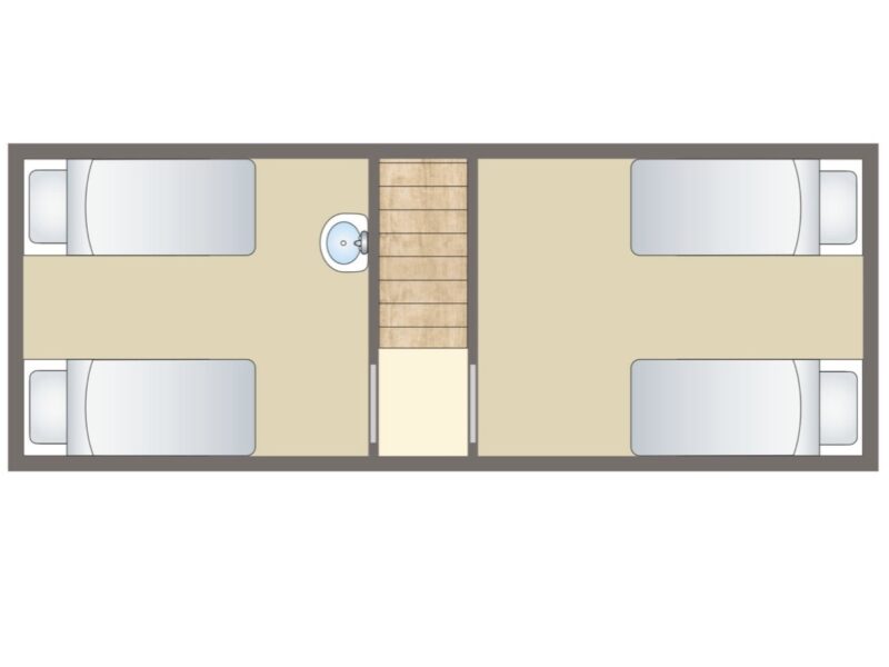 Ferienhäuser Hochwald 6-Personen-Hunde-Ferienhaus 6BD