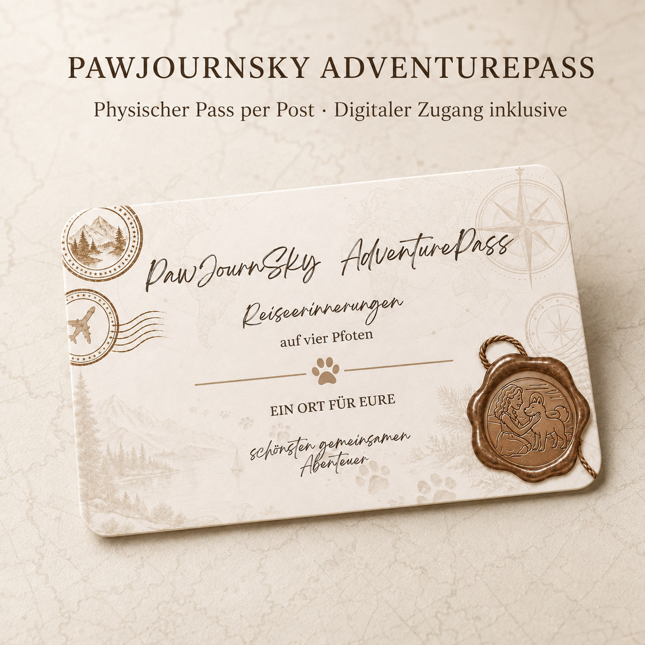 PawJournSky AdventurePass Reiseerinnerungen auf vier Pfoten