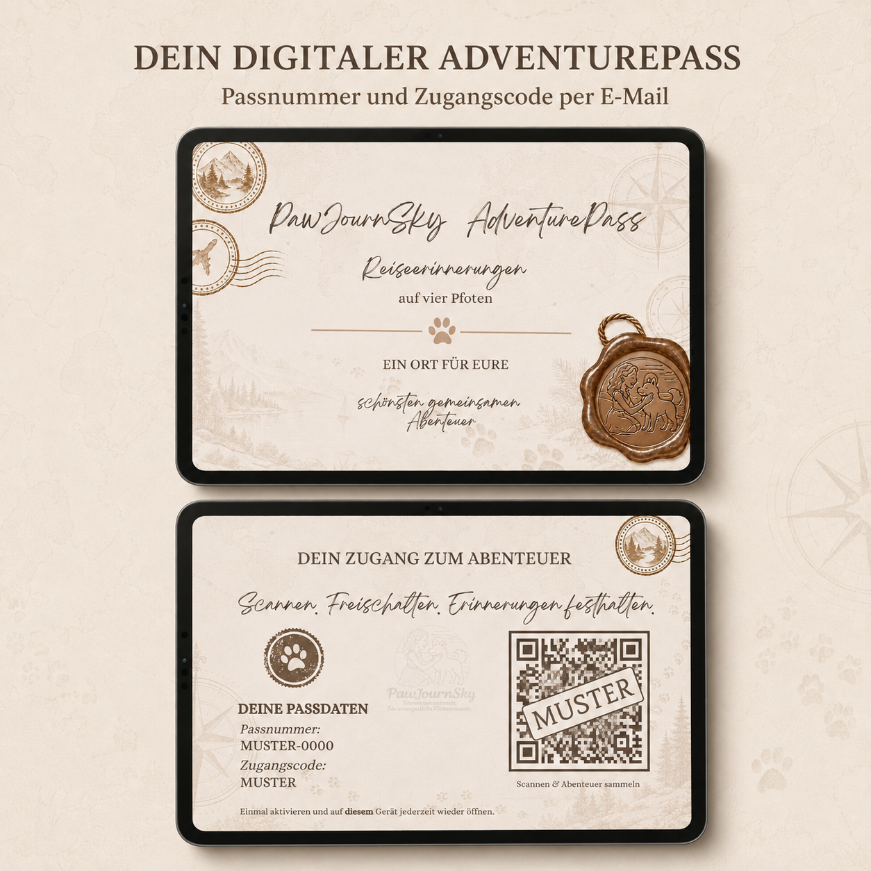 PawJournSky AdventurePass Digital Reiseerinnerungen auf vier Pfoten – Bild 2